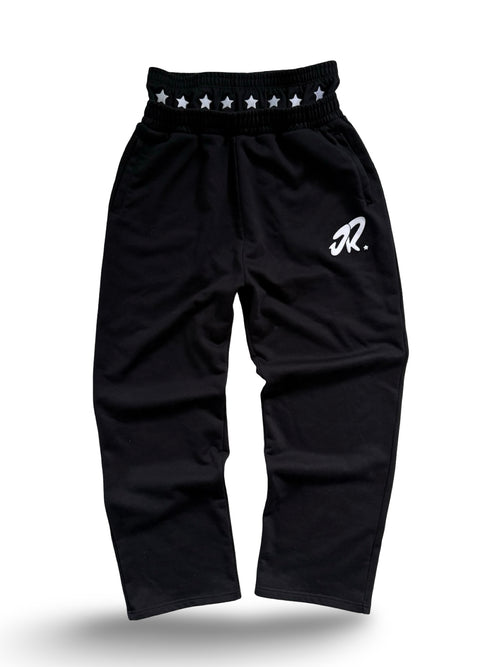 Double-Waist Tracksuit Black